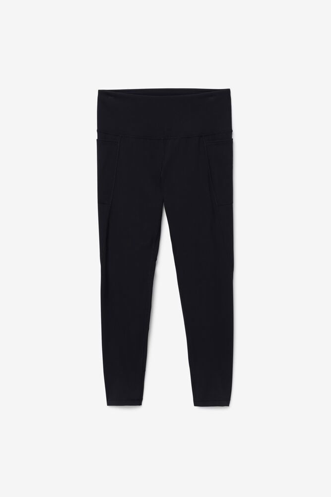 Fila Legging Womens Black - Forza Ultra 7/8 - Philippines 9607384-ME